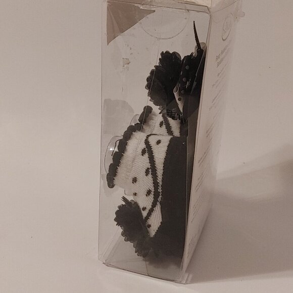 CUTE SO Dorable Fancy Headwrap & Booties Set 0-12 Months BABY NEWBORN Dress Up - Picture 3 of 8